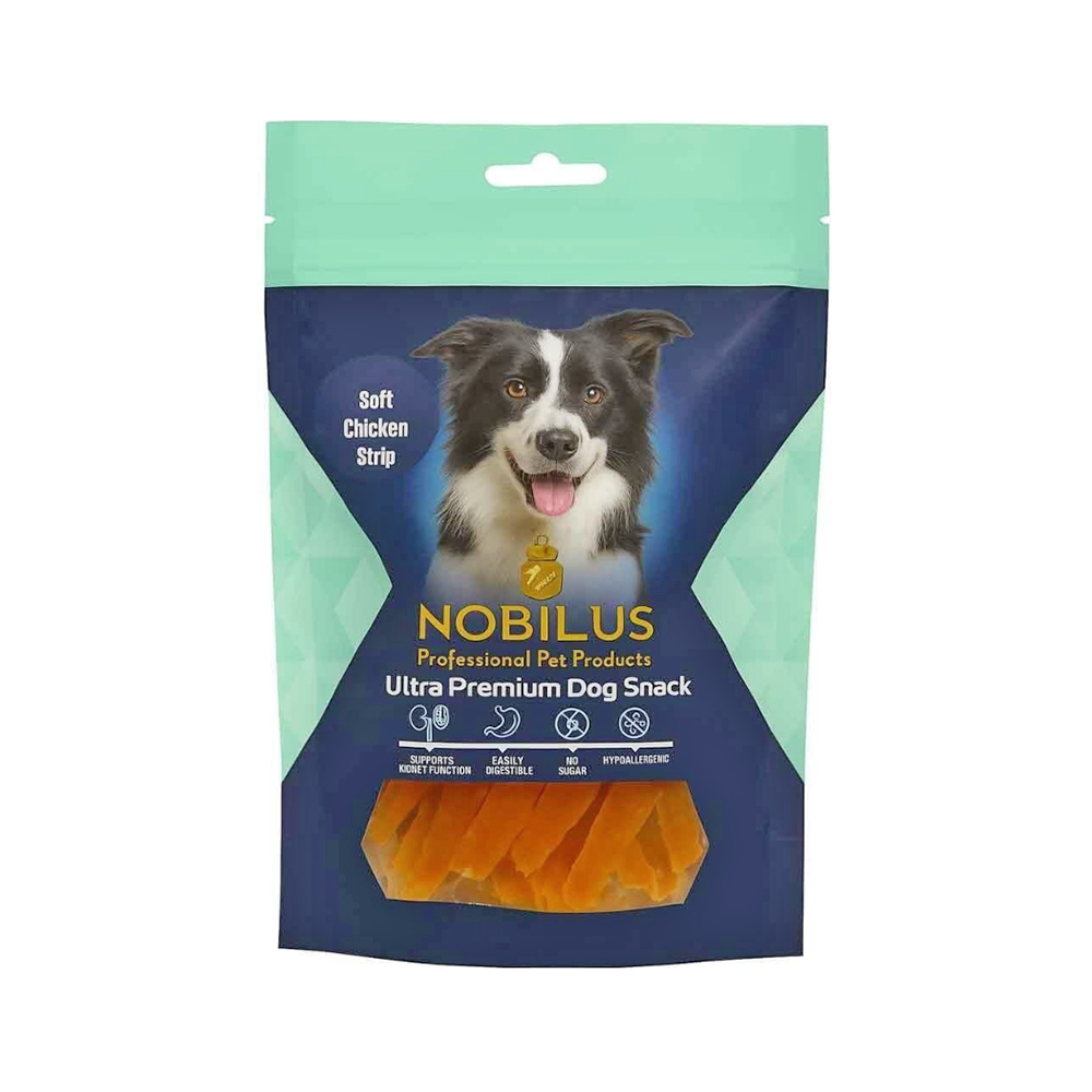 Nobilus Yumuşak Tavuk Eti Dilimleri Köpek Ödül Maması (80 g)