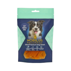 Nobilus Yumuşak Tavuk Eti Dilimleri Köpek Ödül Maması (80 g)