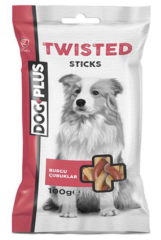 DPT-08 Reflex Dog Plus Köpek Ödül Twister Çiğnenti Stick 100 Gr.