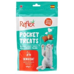 RFT-040 Reflex Pocket Treats Skin And Coat 60 Gr.