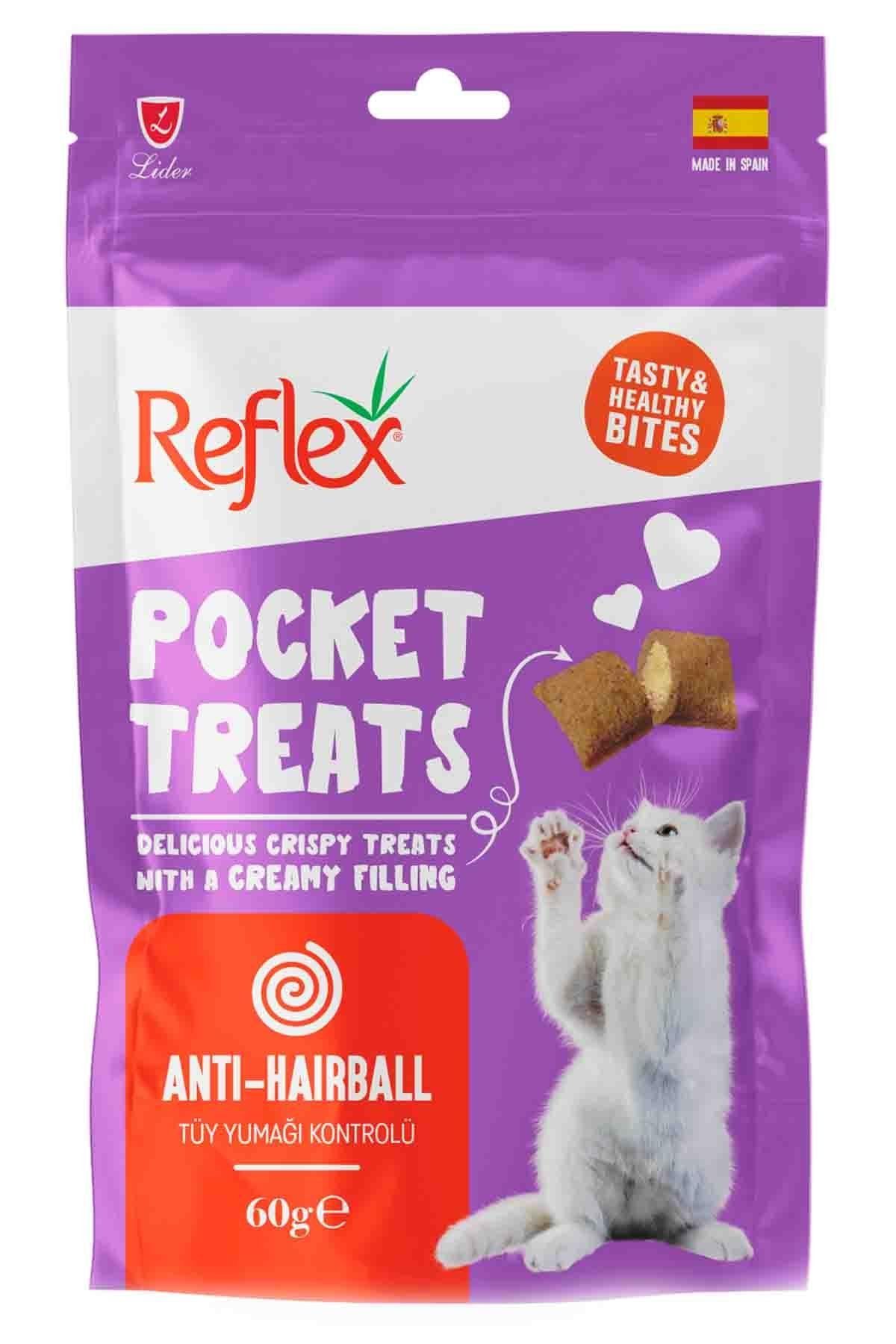 RFT-041 Reflex Pocket Treats Hairball Control 60 Gr.