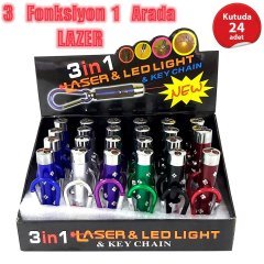 Lüx Lazer Kedi Oyuncağı 24'lü