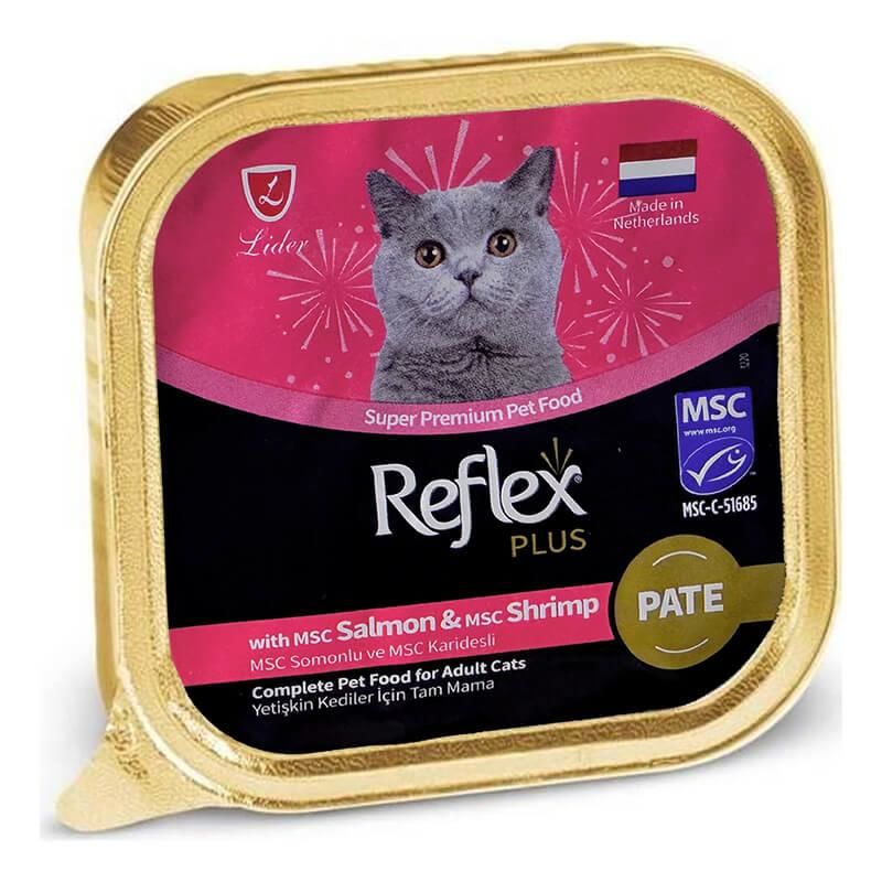 RFK-74 Reflex Plus Jöle İçinde Et Parçacıklı Somon & Karides 85 Gr. 16'lı