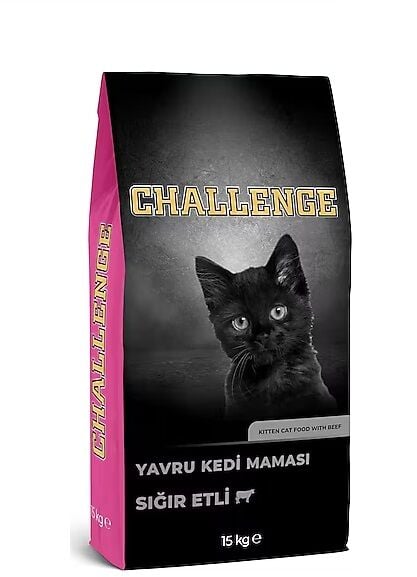 Challenge Sığır Etli Yavru Kedi Maması 15 Kg.
