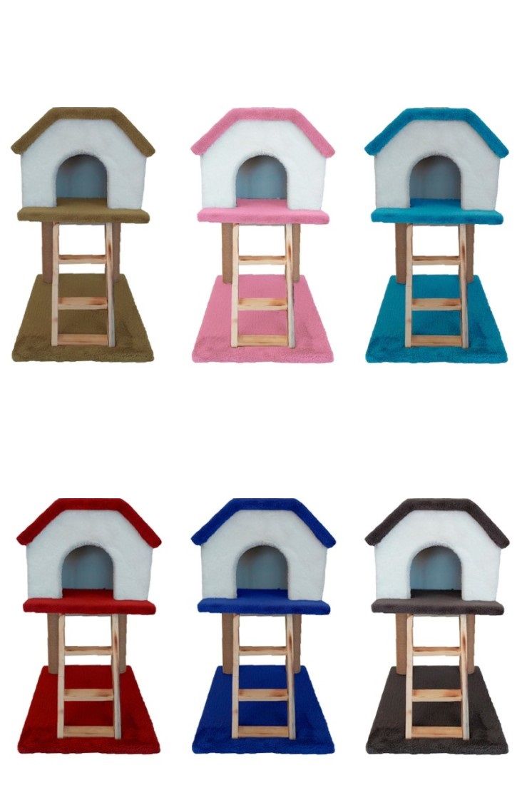 BRS05 Merdivenli Kedi Evi(10 Renk)