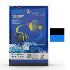 Sobo Filtre Süngeri Biyolojik Sünger Siyah ve Mavi 45x30x2 Cm 2 Adet