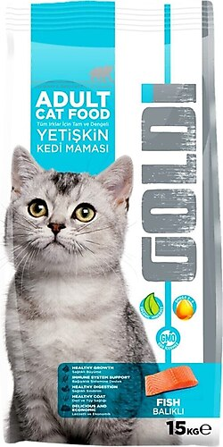 Goldi Somonlu Yetişkin Kedi Maması 15 Kg.(10+5 BEDELSİZ) KAMPANYA