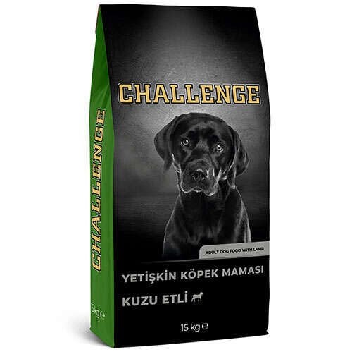 Challenge Kuzu Etli Yetişkin Köpek Maması 15 Kg.