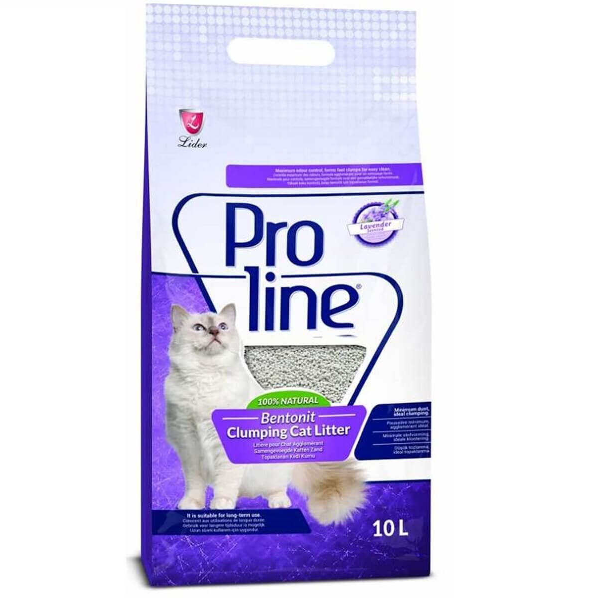 Proline Lavantalı Bentonit Kedi Kumu 10L