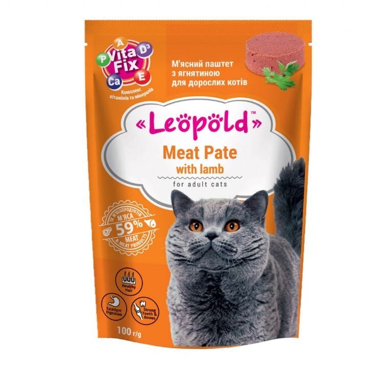 LEOPOLD POUCH PATE LAMB 100gr 24'lü