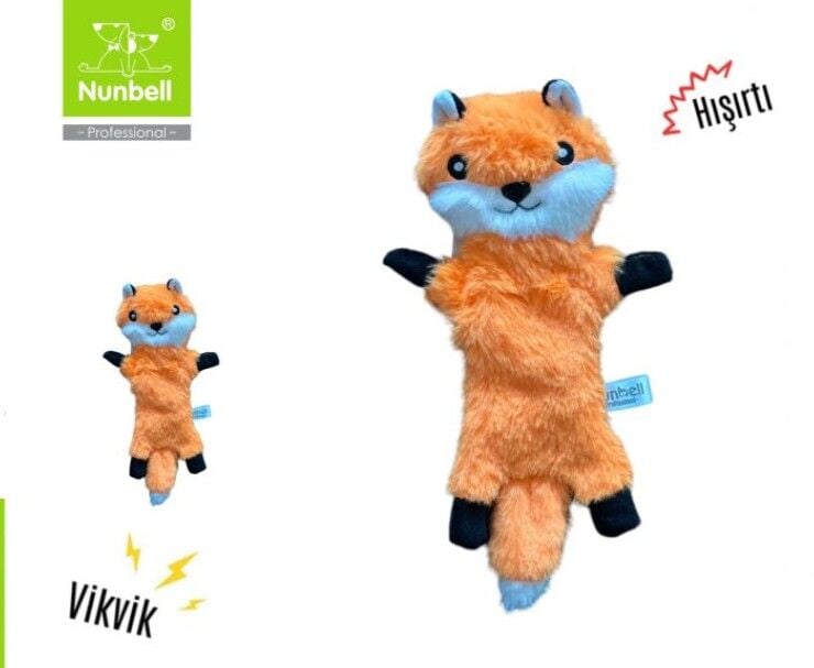 NUNBELL KÖPEK OYUN.PELUŞ TİLKİ