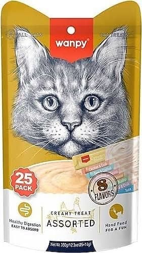 Wanpy Karışık Sıvı Kedi Likit Ödülü 25*14 gr