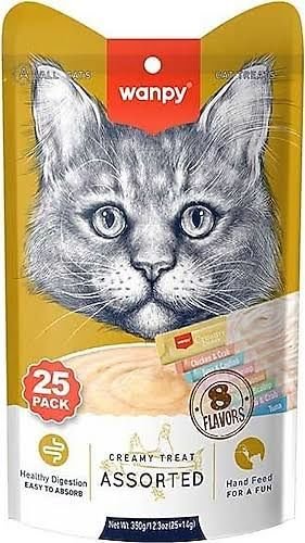 Wanpy Karışık Sıvı Kedi Likit Ödülü 25*14 gr