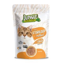Jungle Kısır Kedi Tavuklu Pouch 100 g 24'lü