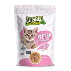 Jungle Yavru Kedi Tavuklu Pouch 100 g 24'lü