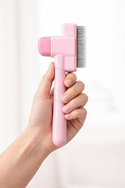 -3283 Pet Grooming Comb Basmalı Kıtık Açıcı Tarak