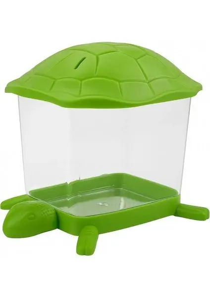 Kaplumbağa Şekilli Mika Akvaryum 3 Litre (15X15X15 Cm) 5 RENK