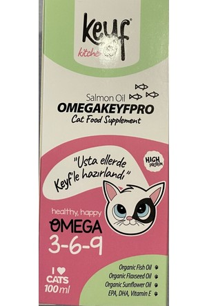 Keyf Pro Omega Kedi 100 Ml.