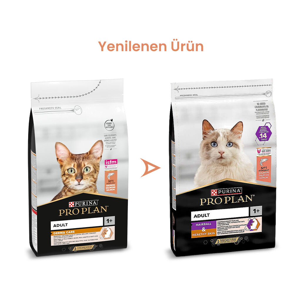 PRO PLAN 10 KG HAIRBALL DERMA CARE SOMON