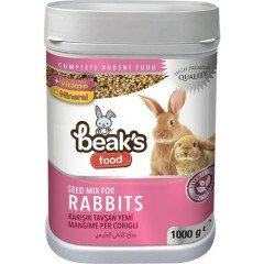 *ST009-Beak's Tavşan Yemi 1000 Gr.