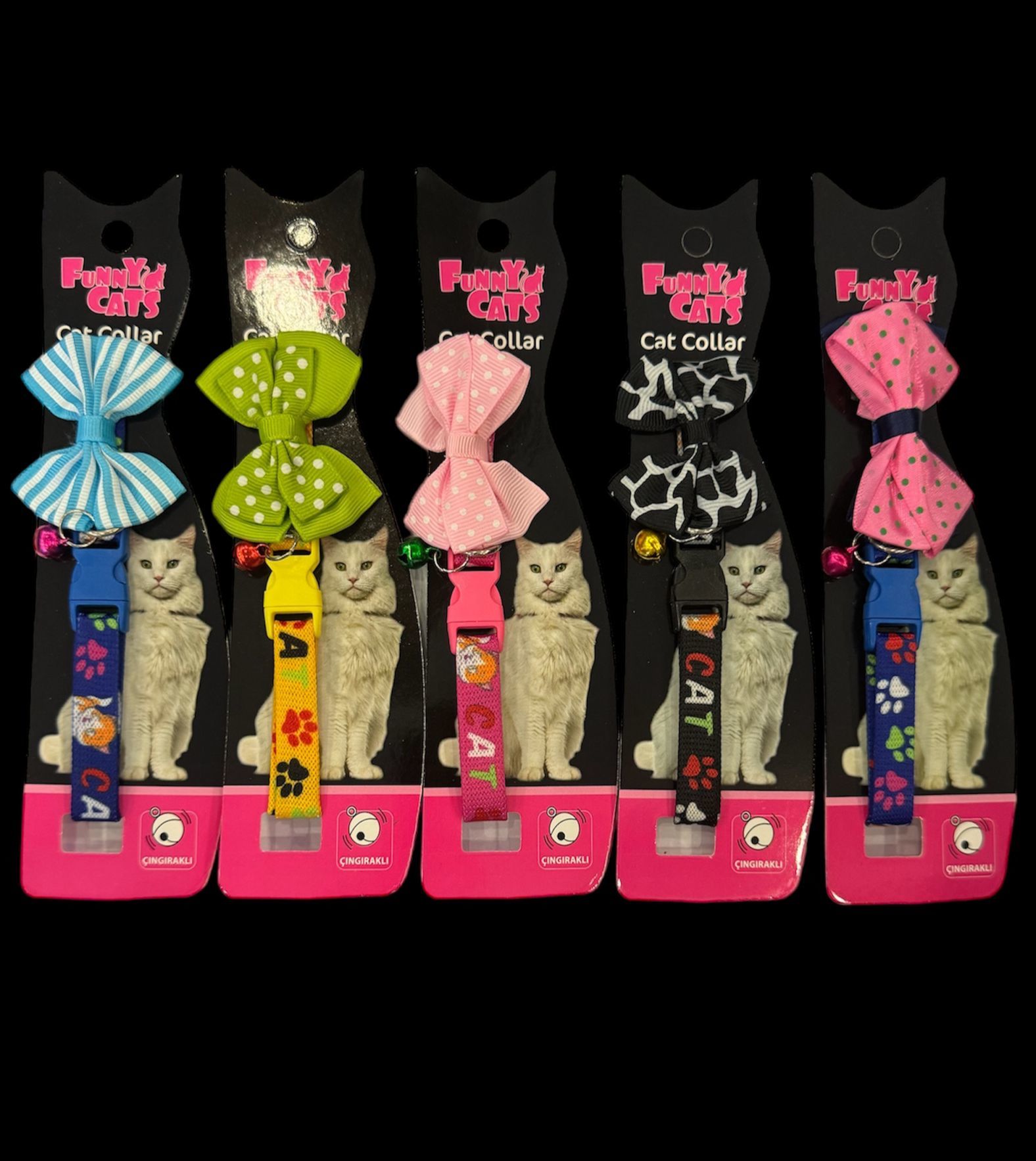 FunnyCats Papyonlu Tasma 10'lu(CATS DESEN)