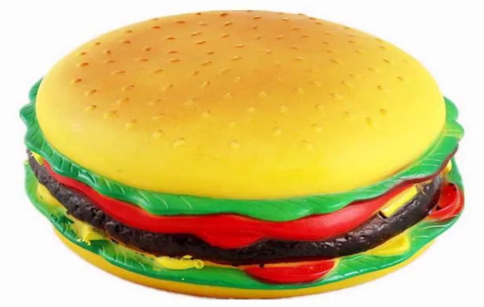 MAD-2047 DMR Evcil Hayvan Sesli Hamburger Modelli Oyuncak