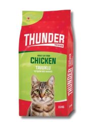 THN-01 Thunder Yetişkin Tavuklu Kedi Maması 15 kg