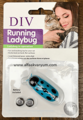 MAD-1978 DMR DIV Running Ladybug Titreşimli Kedi Oyuncağı 12'li (4 MODEL)