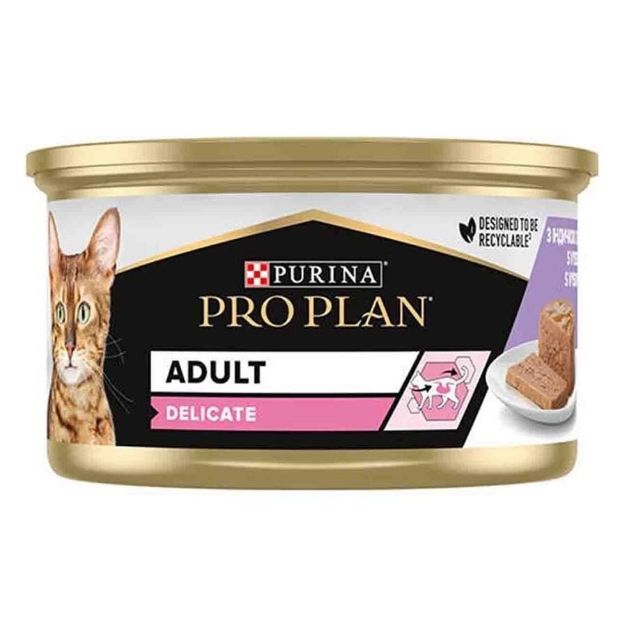 PRO PLAN DELİCATE HİNDİLİ KEDİ KONSERVESİ 85 GR. * 24 ADET