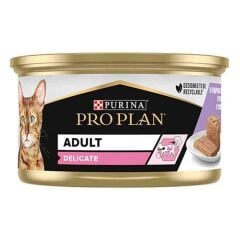 PRO PLAN DELİCATE HİNDİLİ KEDİ KONSERVESİ 85 GR. * 24 ADET