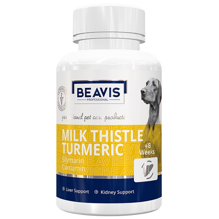 *BVS-008-Beavis Milk Thistle Turmeric M Large Breed 135 gr 90 Tablet