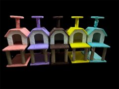 BRS08 3 Katlı Kedi Evi(10 Renk)