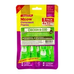 FRESHY MEOW Likit Tavuk Etli & Morina Balıklı Sıvı Kedi Ödülü 5'li 10'lu Kutu