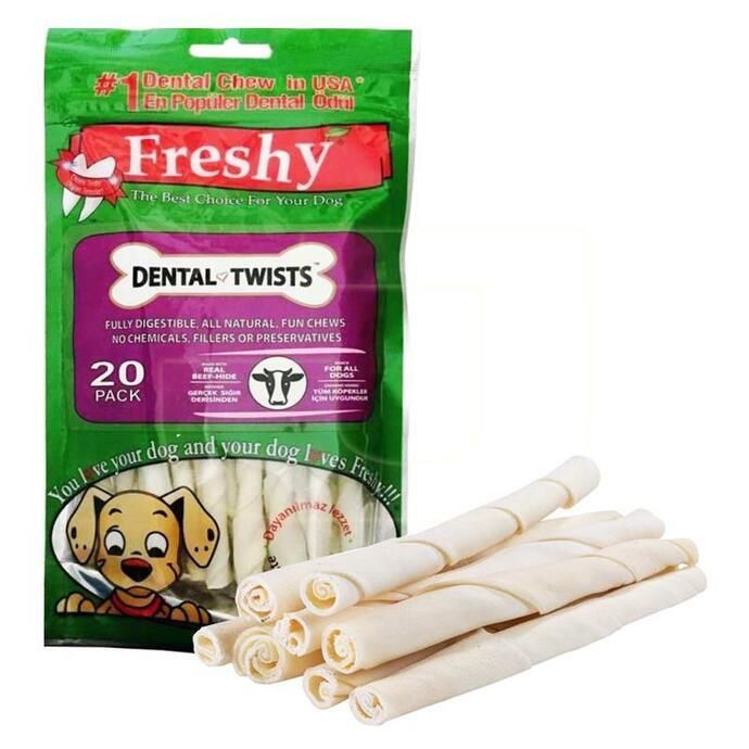 FR21 FRESHY Beyaz Burgu Çubuk 20'li 13cm (120 Gr.)