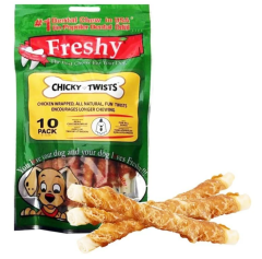 FR22 FRESHY Tavuklu Burgu Çubuk 10'lu (90 Gr.)