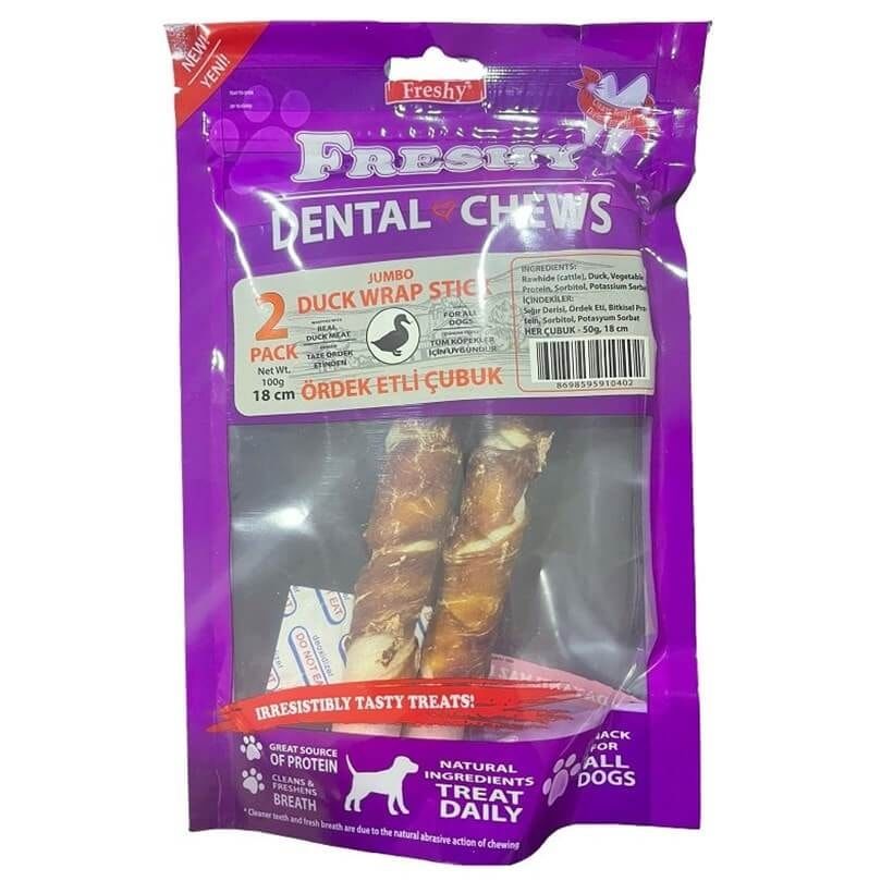 FR40 FRESHY Ördek Etli Jumbo Çubuk 2'li 18 cm (100 Gr.)