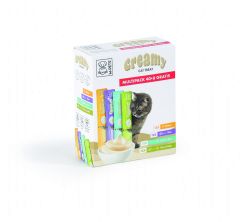 19041699-M-PETS 4 LEZZET KARIŞIK KEDİ CREAMY 40+8 BEDELSİZ 48X15GR