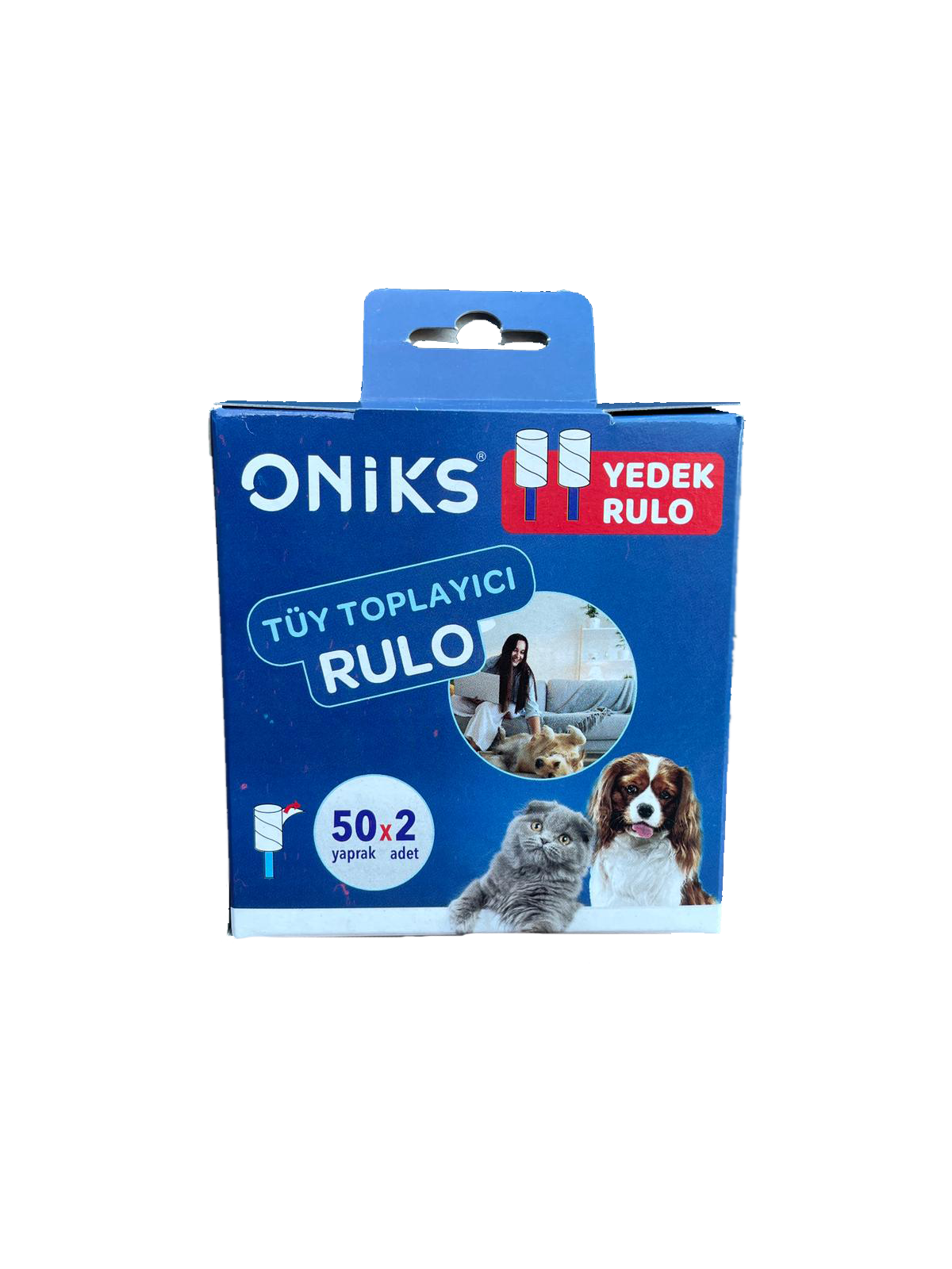 Oniks Tüy Toplama Yedek Rulosu - 50 Yaprak 2’li Paket 15 Adet