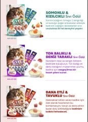 Eurogold Cat Sıvı Kedi Ödülü Dana-Tavuk 5x15 Gr. 12’li