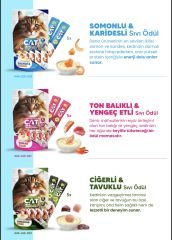 Eurogold Cat Sıvı Kedi Ödülü Somon-Kızılcık 5x15 Gr. 12’li
