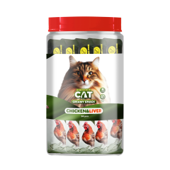 Eurogold Cat Sıvı Kedi Ödülü Tavuk-Ciğer 30x15 Gr.