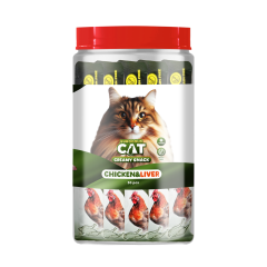 Eurogold Cat Sıvı Kedi Ödülü Tavuk-Ciğer 30x15 Gr.
