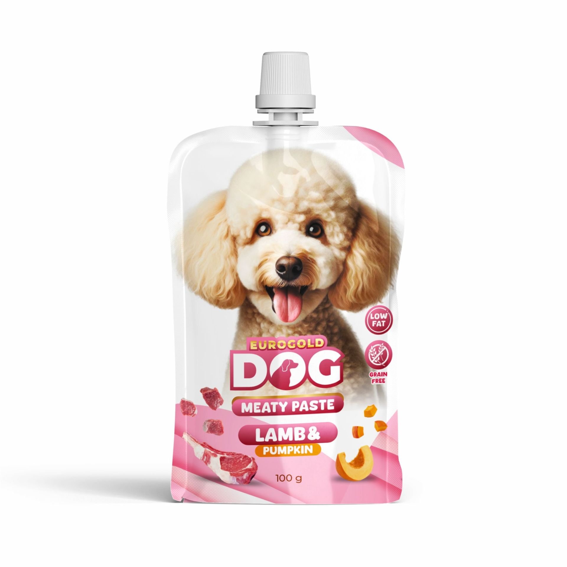 Eurogold Dog Et Ezmesi Kuzu-Balkabağı 100 Gr. 20’li
