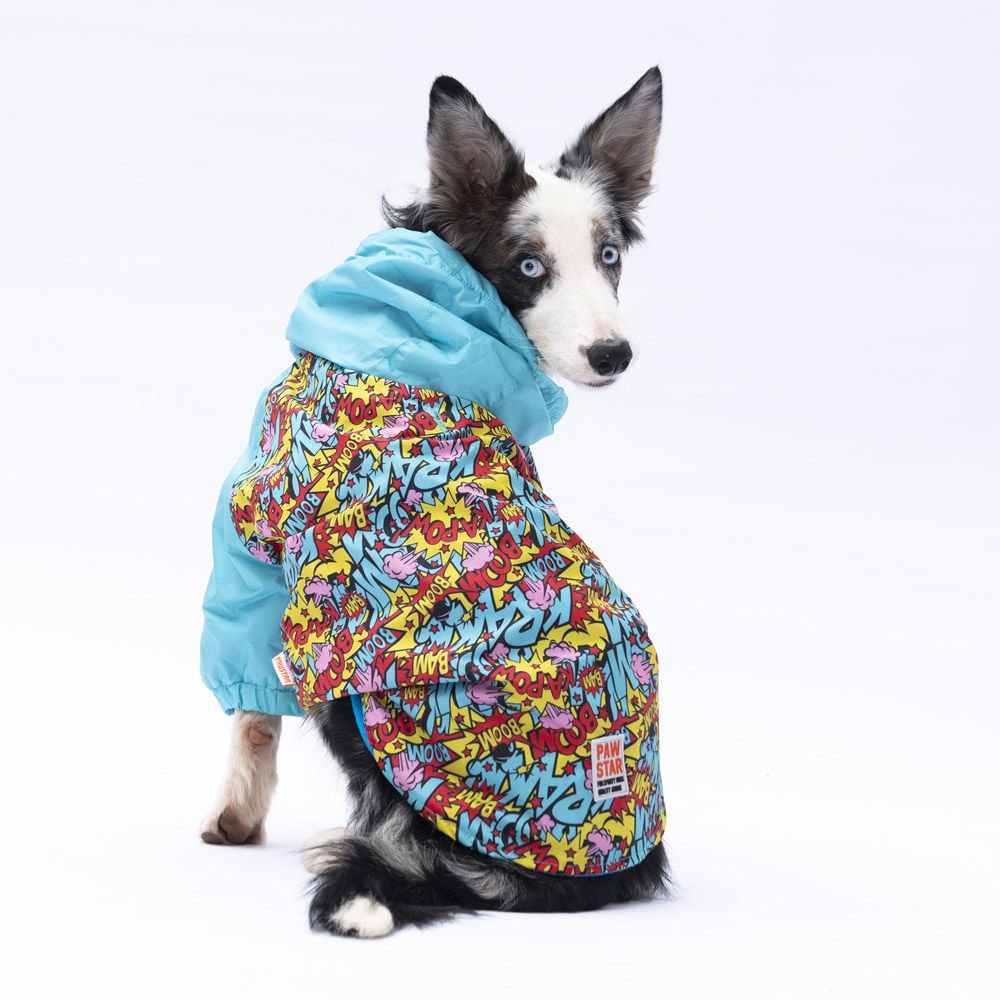 24563 Pawstar Hollywood Büyük Irk Yağmurluk (2024 Winter)3XL-4XL-5XL-6XL-7XL (5 li SET)