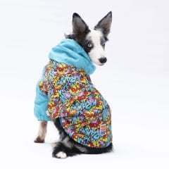 24563 Pawstar Hollywood Büyük Irk Yağmurluk (2024 Winter)3XL-4XL-5XL-6XL-7XL (5 li SET)