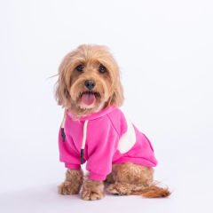 23706 Pawstar Pembe Cute Hoddie (2024 Winter)M-L-XL-XL-2XL (5’Lİ SET)