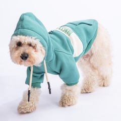 23707 Pawstar Yeşil Cute Hoddie (2024 Winter)M-L-XL-XL-2XL (5’Lİ SET)