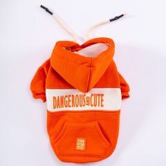 23708 Pawstar Turuncu Cute Hoddie (2024 Winter)M-L-XL-XL-2XL (5’Lİ SET)