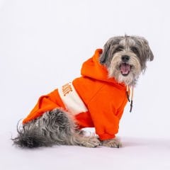 23708 Pawstar Turuncu Cute Hoddie (2024 Winter)M-L-XL-XL-2XL (5’Lİ SET)