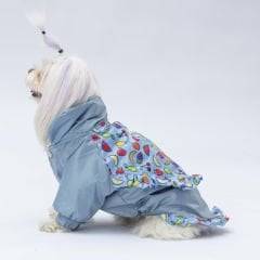 24514 Pawstar Gri Victoria Yağmurluk (2024 Winter)M-L-L-XL-2XL (5 li SET)